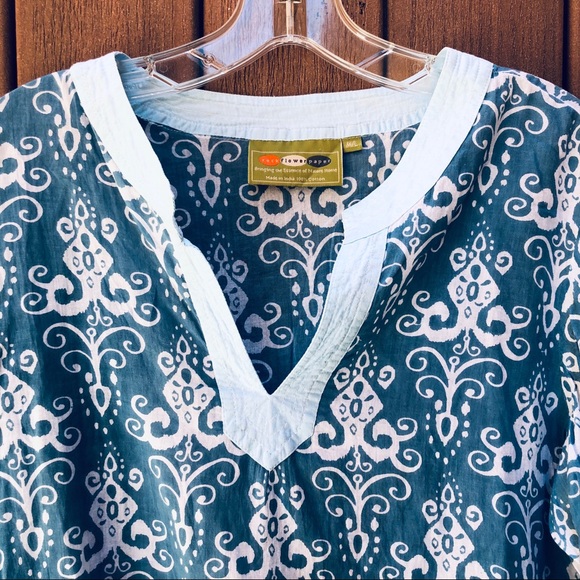 ROCK FLOWER PAPER tunic / beach cover up, size M/L - Picture 5 of 9